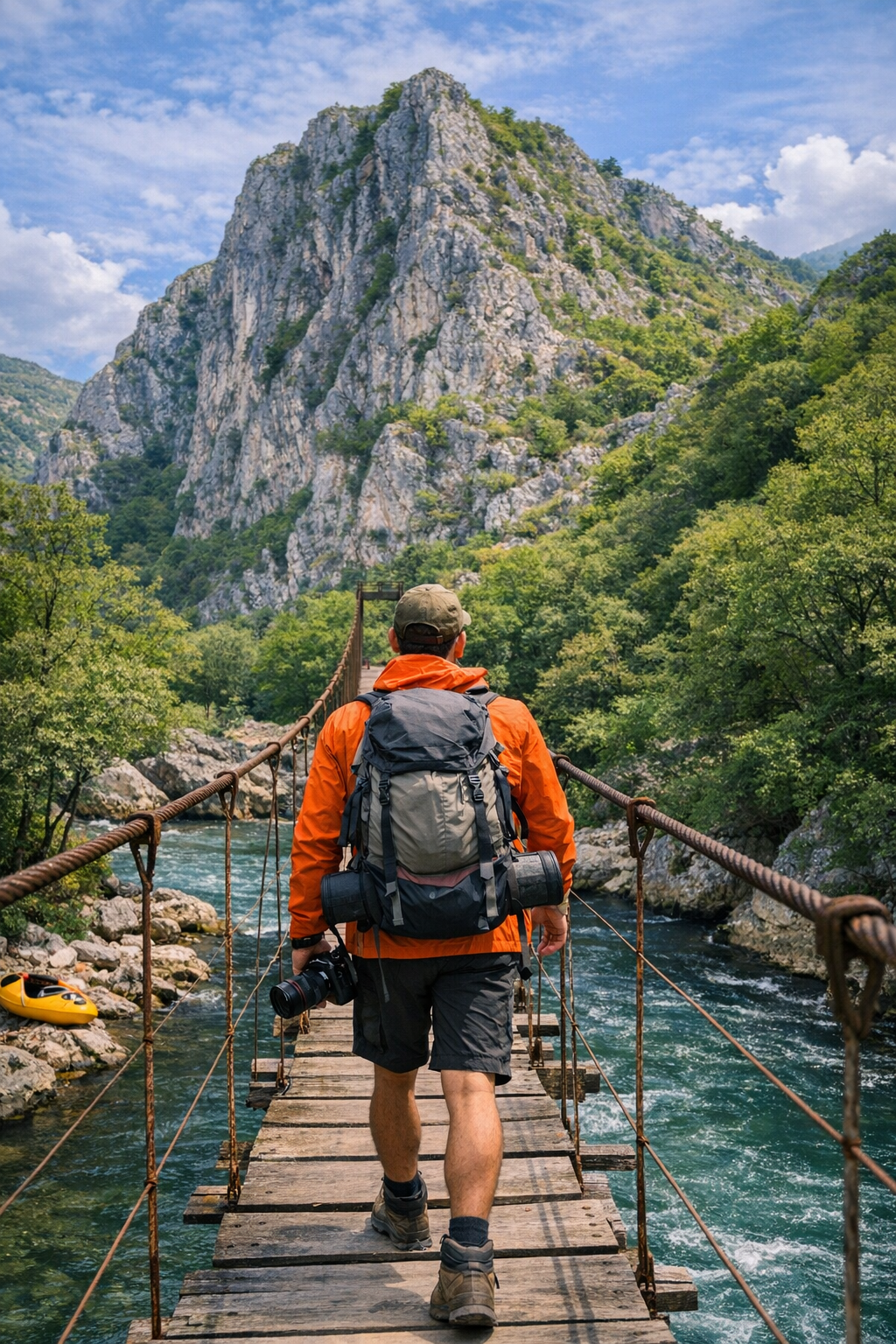 Ilustracija avanturističkih aktivnosti u Makedoniji